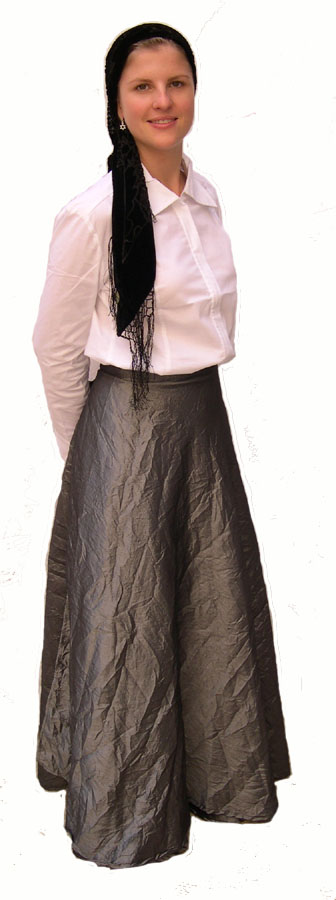 Shimmery Wrap Skirt