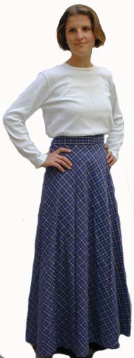 Plaid Wrap Skirt - in 12 styles