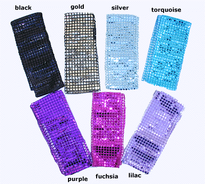 Stunning sequin accent scarves