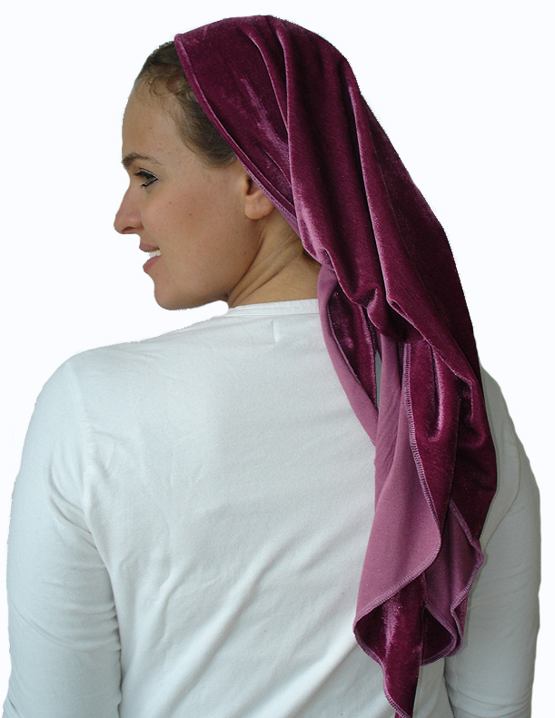 Modest Clothing Head Scarves Velvet Triangular Scarf